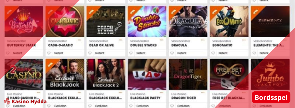 Bordsspel Lyllo casino