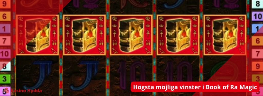 Högsta möjliga vinster i Book of Ra Magic