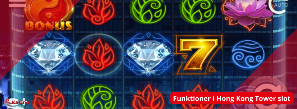 Funktioner i Hong Kong Tower slot