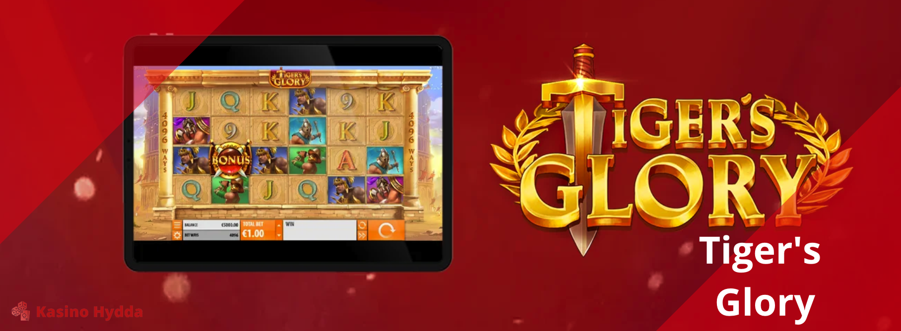 Spela i Colosseum, slåss mot tigrarna och vinn pengar – Tiger’s Glory slot